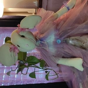 Rosita the mouse. Unique and characterfull handmade stuffed doll